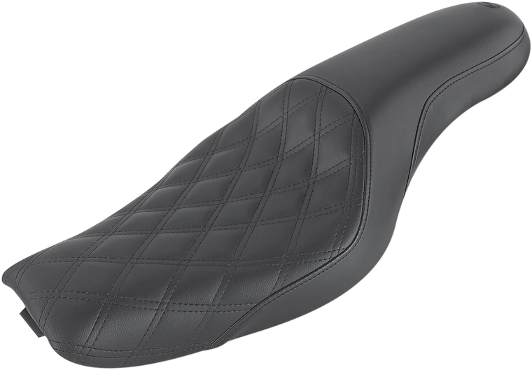 Saddlemen - Profiler Seat - Front Lattice/Rear Smooth - Black - XLC - Profiler Lattice Stitch Seat - 807-03-149