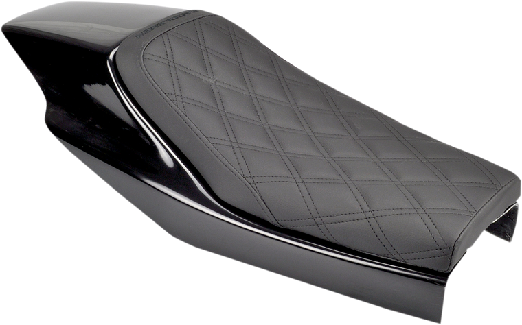 Saddlemen - Lattice Stitched Eliminator Seat - Eliminator Carbon Fiber Solo Seat - Z4204