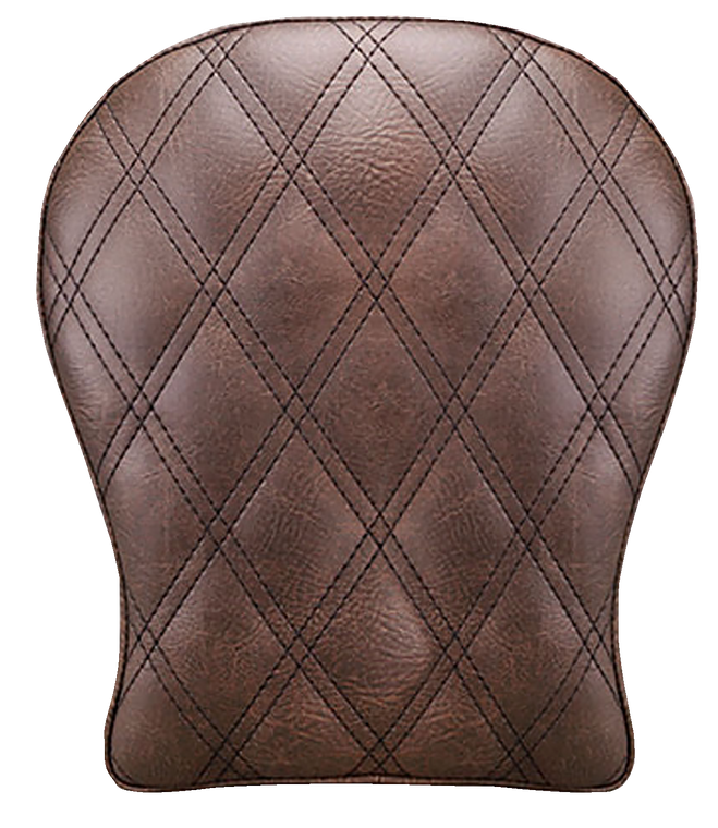 Saddlemen - Detachable Pillion Pad - Lattice Stitched - Brown - Detachable Pillion Pad - SA1027
