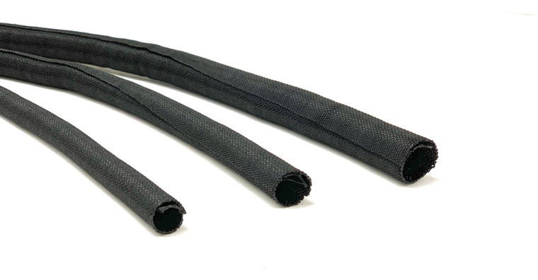 Namz Custom Cycle Products - Woven Cloth Split Loom 4' Ft Id Sizes 1/2" 5/8" 3/4" - NWCSL-A4