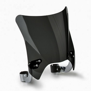 National Cycle - Mohawk Windshield Dark Tint Chrome Hardware - N2833-001
