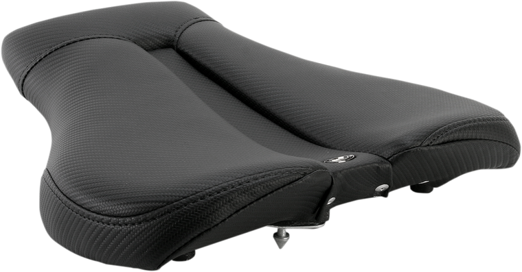 Saddlemen - Gel Channel Track Carbon Fiber Sport Seat - Black - Triumph - Gel-Channel Track Carbon Fiber Sport Seat  Sport - 0810-T014