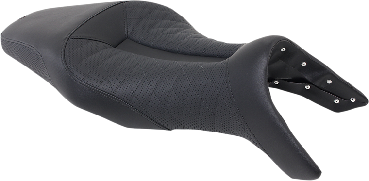 Saddlemen - Track Seat - Lattice Stitch - Black - FZ09 '14-'19 - Track Lattice Stitch Seat  2-Up Seat - 0810-Y137