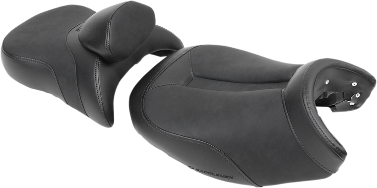 Saddlemen - Adventure Track Seat - Low - Lumbar Pad - BMW - Adventure Track 2-Up Seat  2-Up Seat, Low Profile/Lumbar Backrest - 0810-BM32LR
