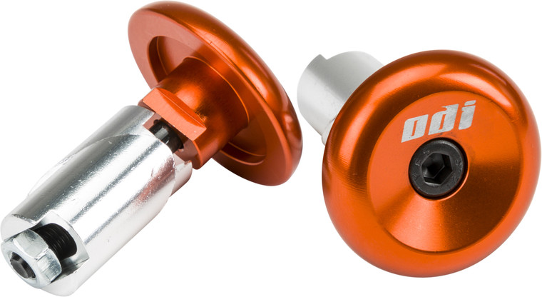 Odi - Aluminum Bar End Plugs Orange - F71APO