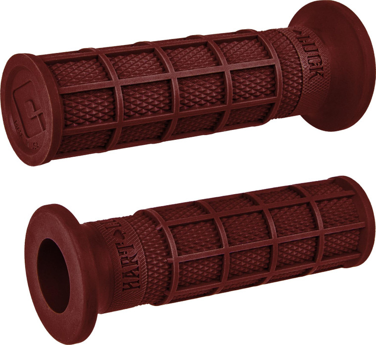 Odi - Single Ply Waffle Grips Vtwin Dark Red - V02FWDR