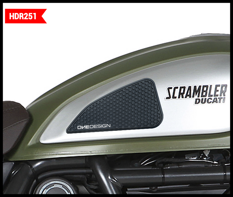 One Emblems - Hdr Tank Side Pad Black Duc - HDR 251