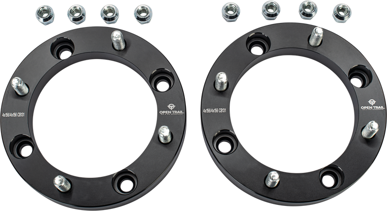 Open Trail - Wheel Spacer Adapter 1" 4/156 3/8" To 4/156 12mm X 1.5 - AC-06686BK