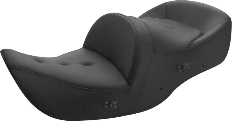 Saddlemen - Seat - Roadsofa - Without Backrest - Pillow Top - Black - Heated - Pillow Top Roadsofa Heated Seat - H01-07-181HCT