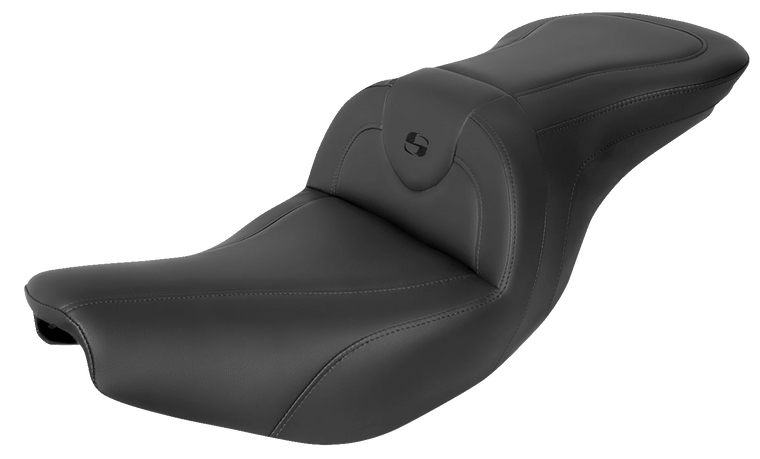 Saddlemen - RoadSofa Seat - without Backrest - Black w/ Black Stitching - Indian '14-'23 - RoadSofa Seat - I14-07-187