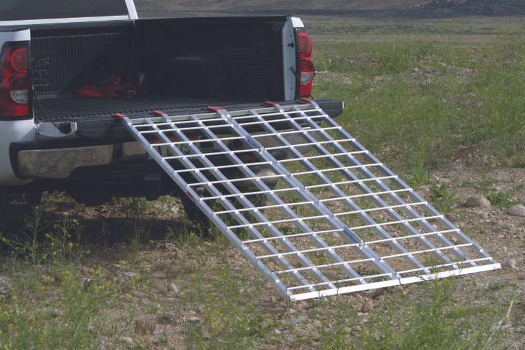 Open Trail - Aluminum Bi-fold Ramp 1200 Lbs 70" X 48" - AR01XW48 Open Trail - Aluminum Bi-fold Ramp 1200 Lbs 70" X 48" - AR01XW48