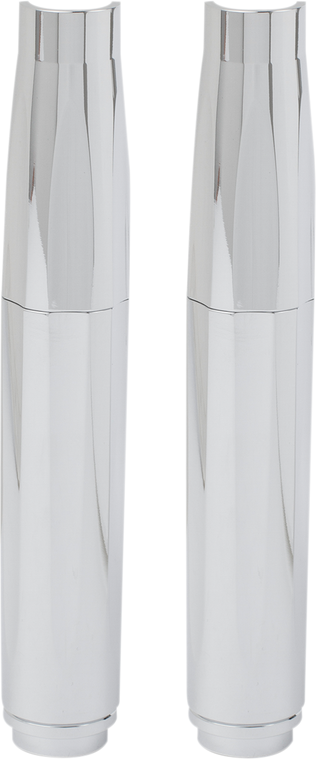 Arlen Ness - Deep Cut Pushrod Covers - Chrome - Deep Cut Pushrod Covers - 03-630