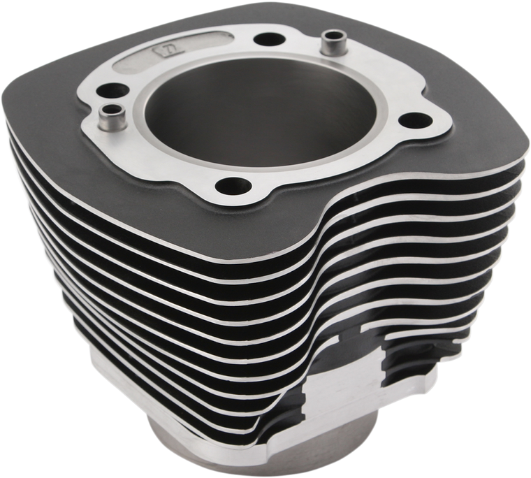 Drag Specialties - Cylinder - TC88 - 3.75" - Black - Highlighted Fins - Replacement Cylinder - 88187