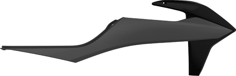 Polisport - Radiator Shrouds Black/nardo Grey - 8422100008