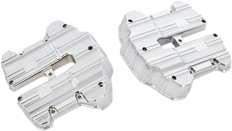 Arlen Ness - Rocker Cover Box - 10 Gauge - Chrome - 10 Gauge Rocker Box Top Covers - 18-262