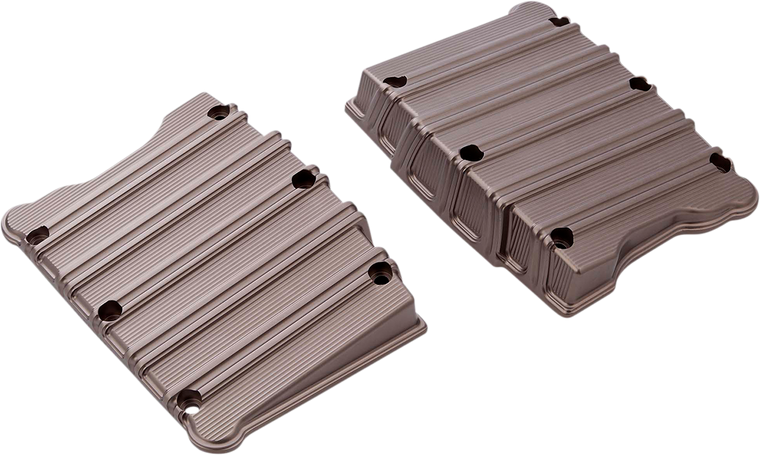 Arlen Ness - Rocker Cover - Titanium - 10 Gauge Rocker Box Top Covers - 18-257