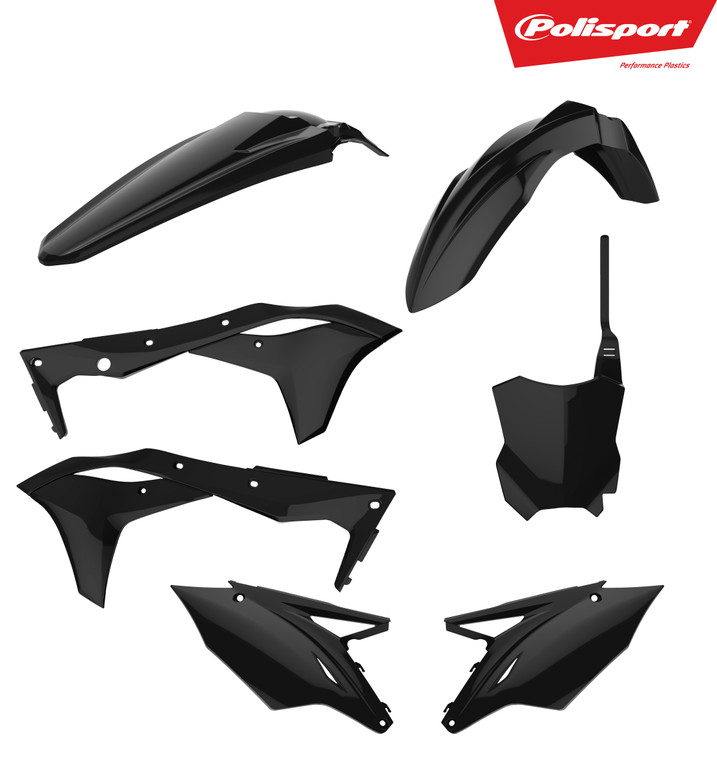 Polisport - Plastic Body Kit Black - 90715 Polisport - Plastic Body Kit Black - 90715