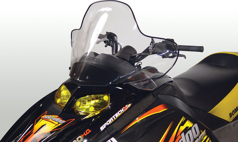 Powermadd - Cobra W/s Low Black 13.25" S-d Rev Hood Mtd Flyscreen - 13040