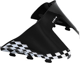 Powermadd - Cobra W/s Low Black/wht 11.5" Pol Wedge Hood - 11120