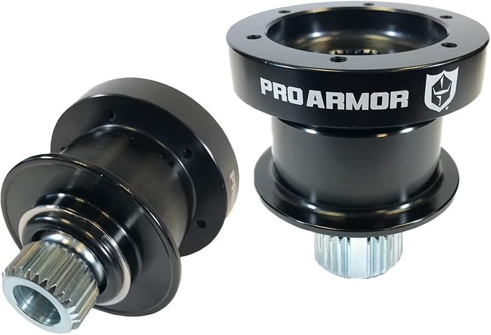 Pro Armor - Quick Release Steering Wheel Hub Black - P081Z281BL