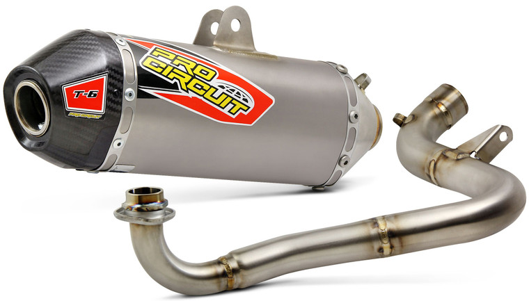 Pro Circuit - T-6 S/s Exhaust System W/carbon Cap - 0111612G Pro Circuit - T-6 S/s Exhaust System W/carbon Cap - 0111612G