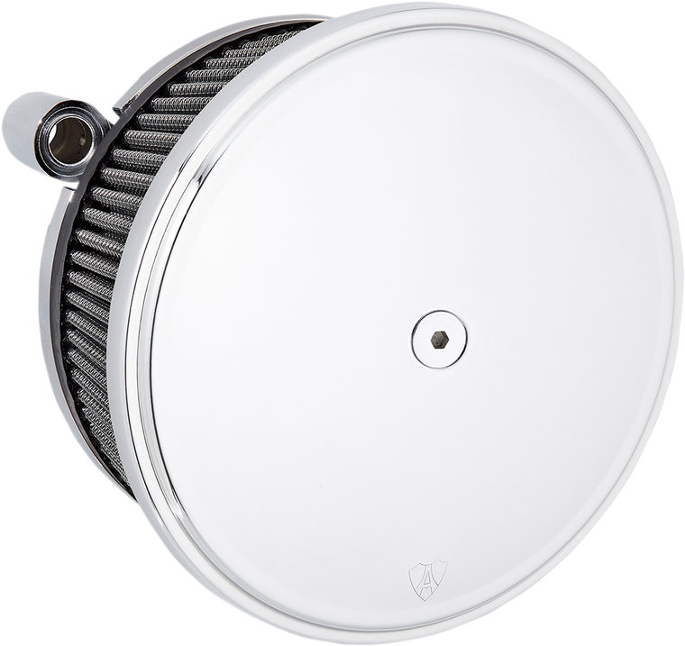 Arlen Ness - Big Sucker with Cover  - Chrome - Twin Cam - BIG SUCKER Stage II Air Filter Kit with Cover - 18-818