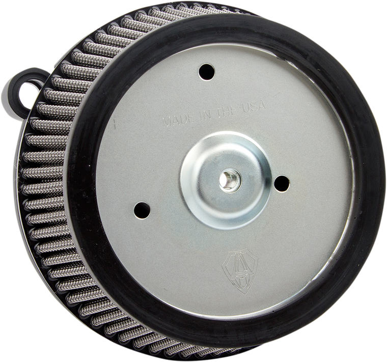 Arlen Ness - Synthetic Stage-1 Air Cleaner - Black - XL - Big Sucker Air Filter Kit - 50-574