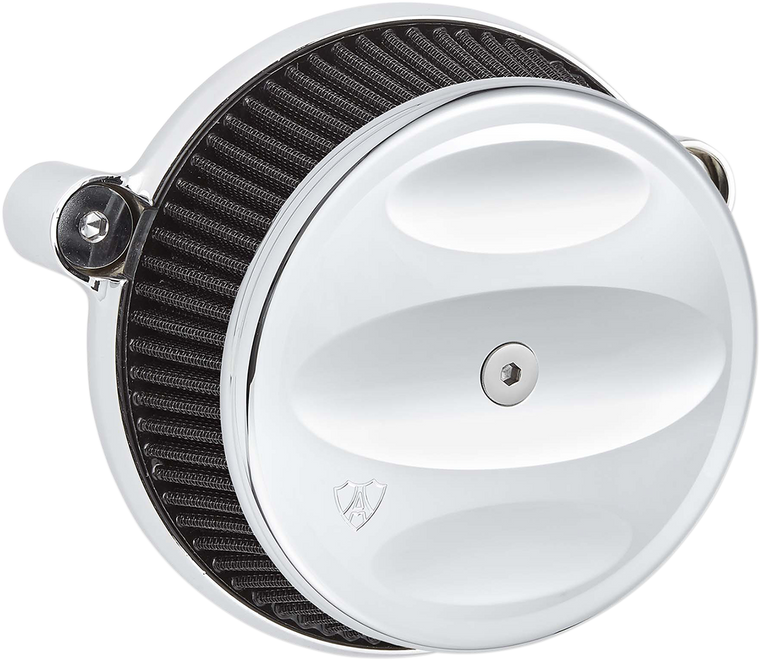 Arlen Ness - Scalloped Stage-1 Big Sucker - Chrome - M8 - Big Sucker Stage 1 Air Filter Kit - 18-341