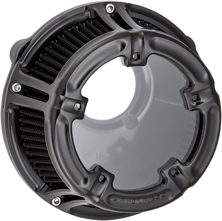 Arlen Ness - Method Air Cleaner - All Black - M8 - Method Clear Series Air Cleaner - 18-965