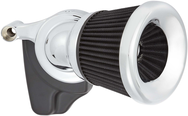 Arlen Ness - Velocity 65° Air Cleaner - Chrome - Velocity 65° Air Cleaner Kit - 81-201