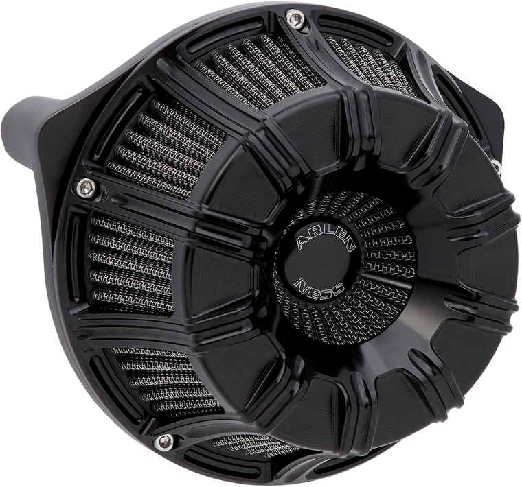 Arlen Ness - Inverted Sucker Air Cleaner - Black - Inverted Sucker Air Cleaner - 600-008