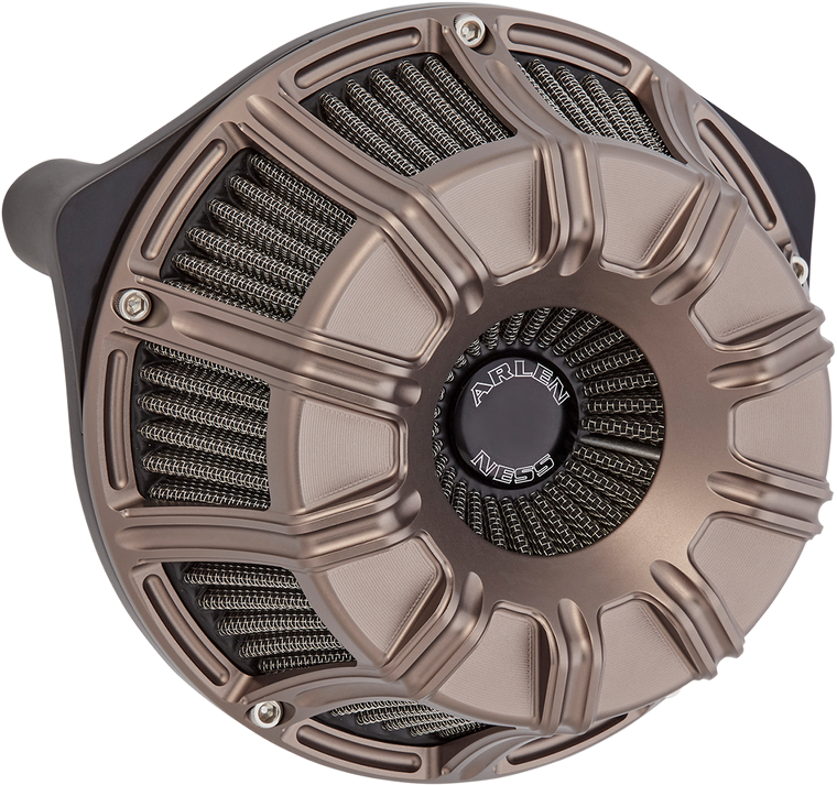 Arlen Ness - Inverted Sucker Air Cleaner - Titanium - Inverted Sucker Air Cleaner - 600-012