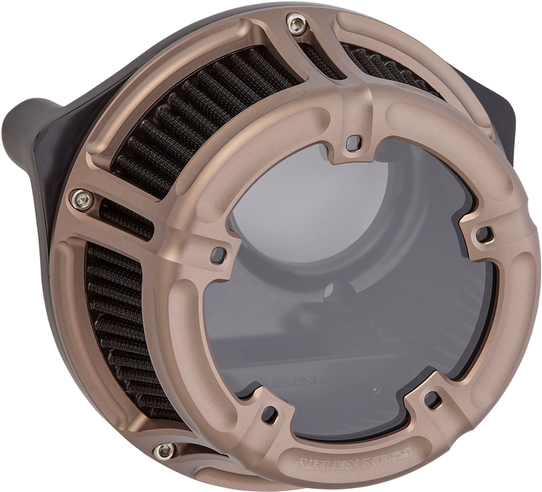 Arlen Ness - Method Air Cleaner - Titanium - Method Clear Series Air Cleaner - 600-017