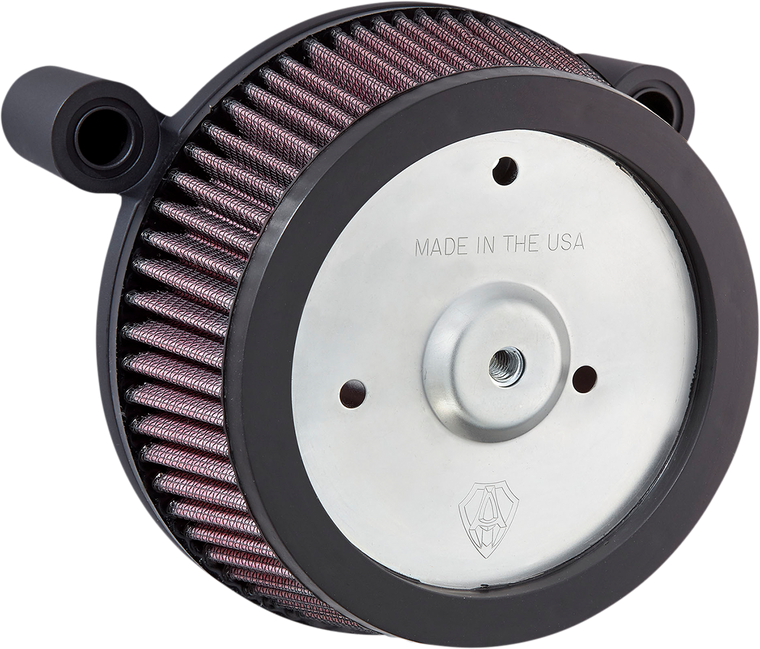 Arlen Ness - Stage-1 Big Sucker Air Cleaner - Black - Big Sucker Stage 1 Air Filter Kit - 18-560