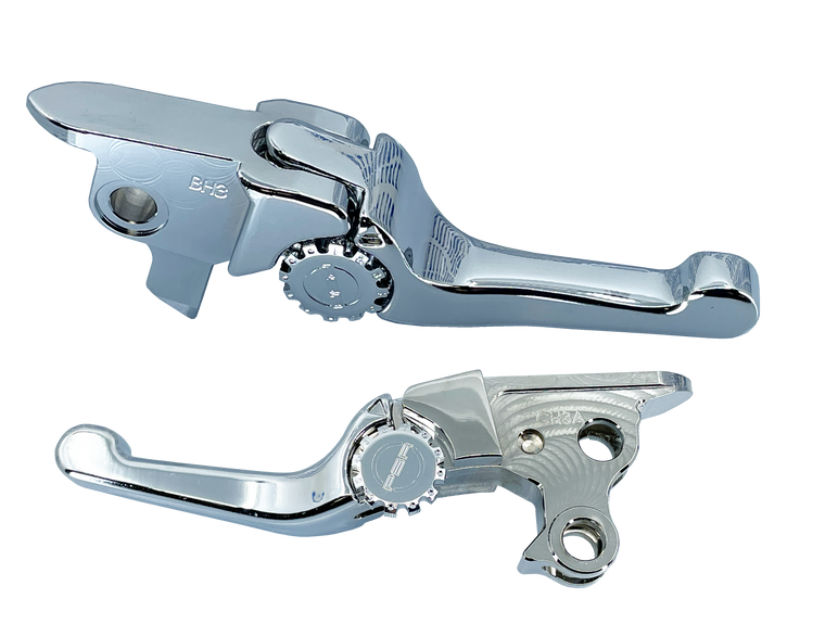 Psr - Anthem Shorty Lever Set Chrome 21 Flt / Cable Clutch - 12-01666-20