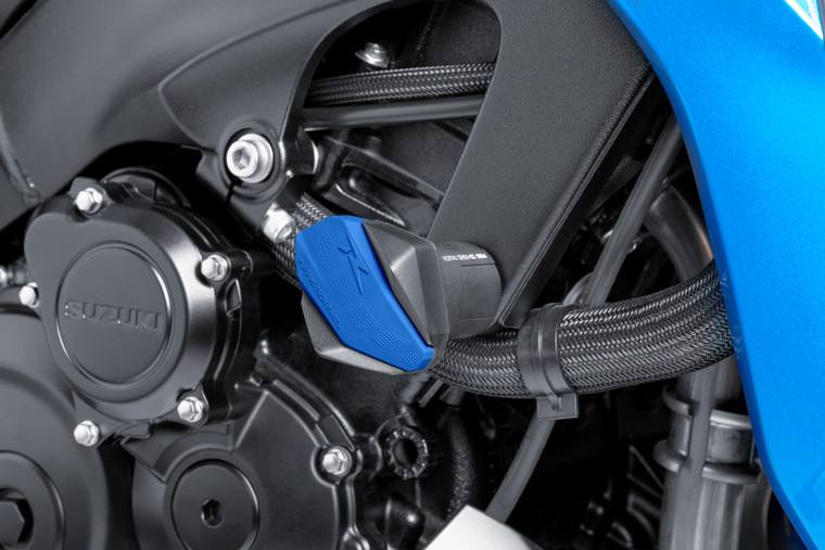 Puig - Frame Slider R12 End Blue - 6378A