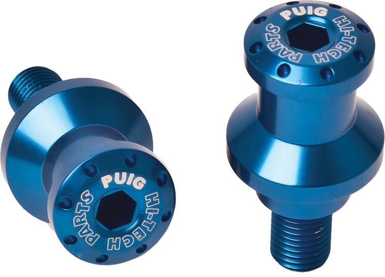 Puig - Swingarm Spools Hi-tech 8mm Blue 2/pk - 5923A