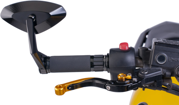 Puig - Mirror Hi-tech Bar-end L/r Black - 6994N