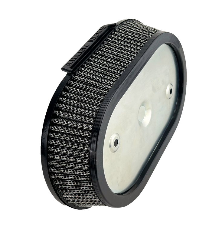Arlen Ness - Replacement Air Filter - Oval - Big Sucker Filter Upgrade for Factory Oval Air Cleaners - 600-099 Arlen Ness - Replacement Air Filter - Oval - Big Sucker Filter Upgrade for Factory Oval Air Cleaners - 600-099