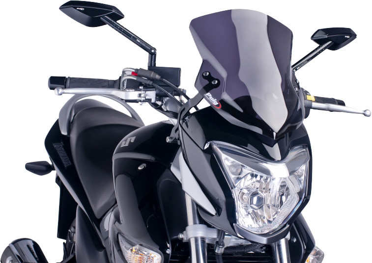 Puig - Windscreen Naked New Gen Sport Dark Smoke - 6251F