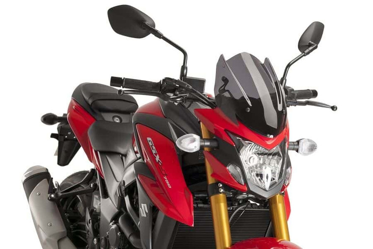 Puig - Windscreen Naked New Gen Sport Dark Smoke Suz - 9435F