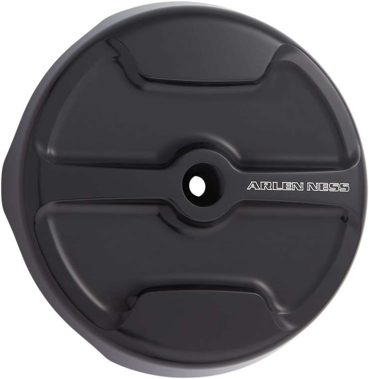 Arlen Ness - Knuckle Sucker Stage-1 Cover - Black - Air Cleaner Outer Cover - 18-769