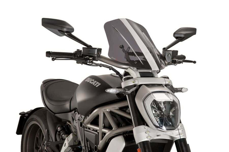 Puig - Windscreen Naked New Gen Sport Smoke - 8922H