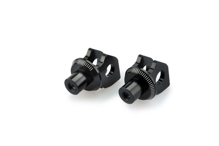 Puig - Footpeg Adapter Black Kaw - 9617N