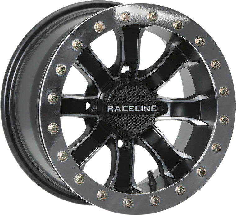 Raceline - Mamba Bdlk Wheel 12x7 4/156 4+3 (+5mm) Blk/machined - A7127056-43 Raceline - Mamba Bdlk Wheel 12x7 4/156 4+3 (+5mm) Blk/machined - A7127056-43