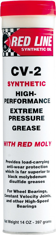 Red Line - Cv-2 Grease W/moly 14oz Tube - 80402 Red Line - Cv-2 Grease W/moly 14oz Tube - 80402