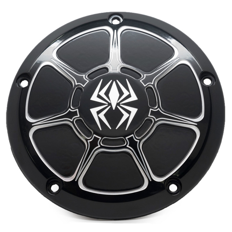 Rekluse Racing - Derby Cover Black Gloss Big Twin 99-17 Ex Low Profile - RMS-0515003
