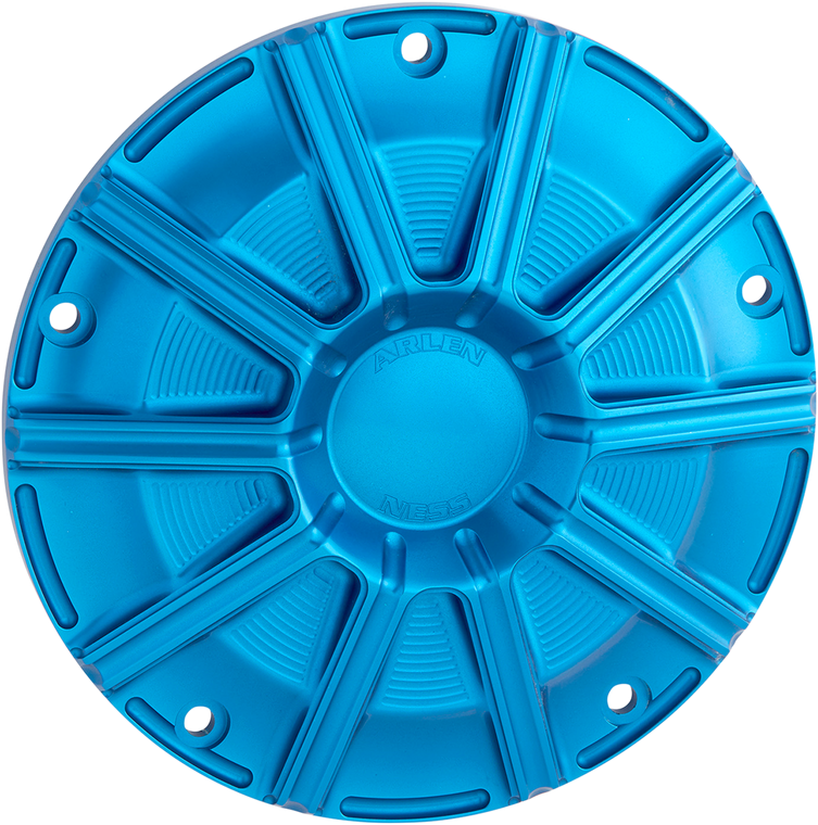 Arlen Ness - Derby Cover - Blue - 10-Gauge Derby Cover - 700-003