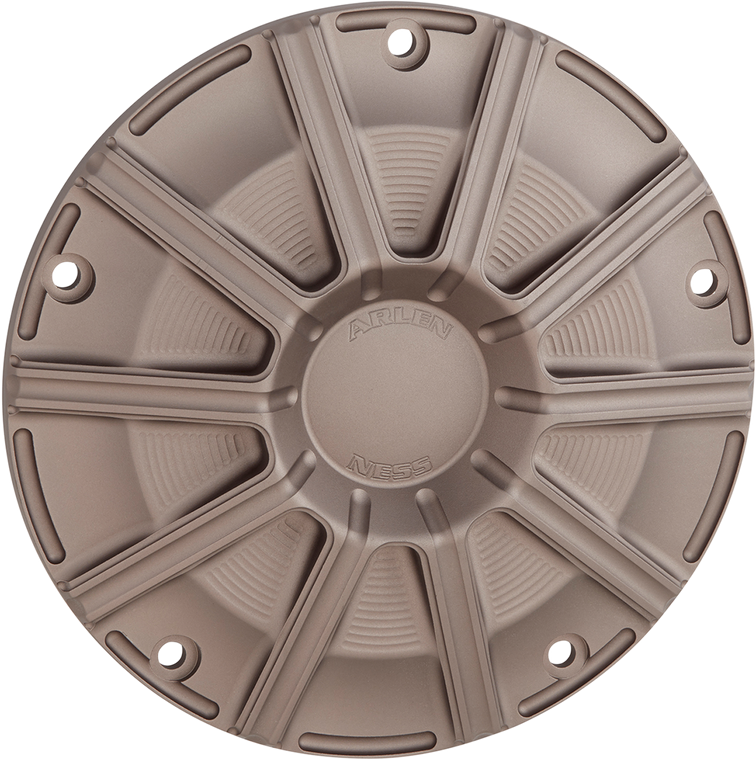 Arlen Ness - Derby Cover - Titanium - 10-Gauge Derby Cover - 700-007