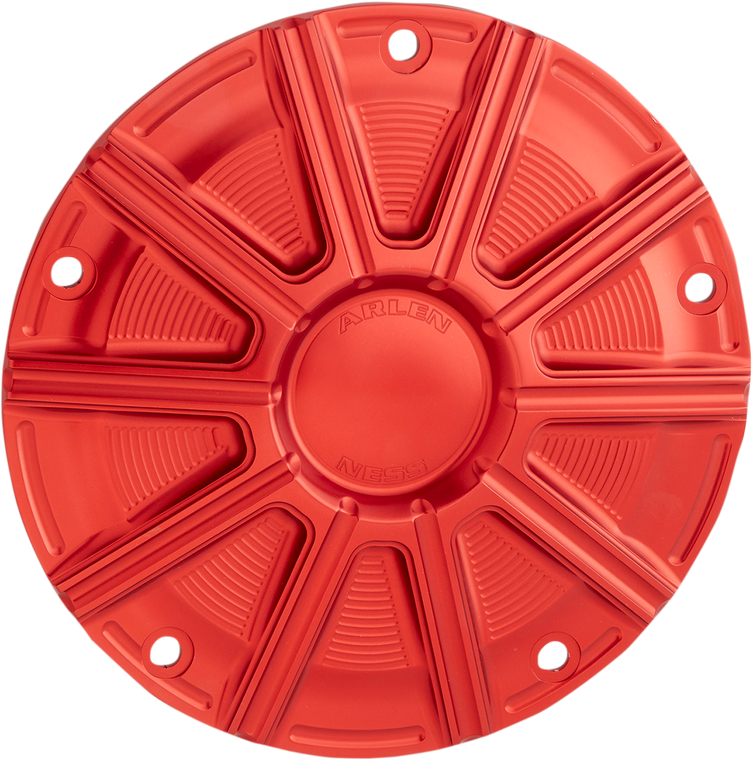 Arlen Ness - Derby Cover - Red - 10-Gauge Derby Cover - 700-022